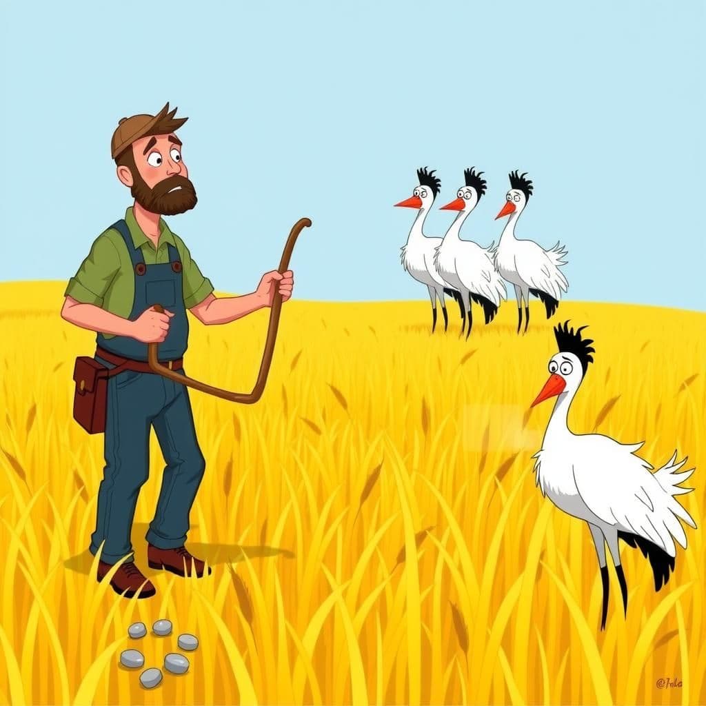 The Farmer and the Cranes