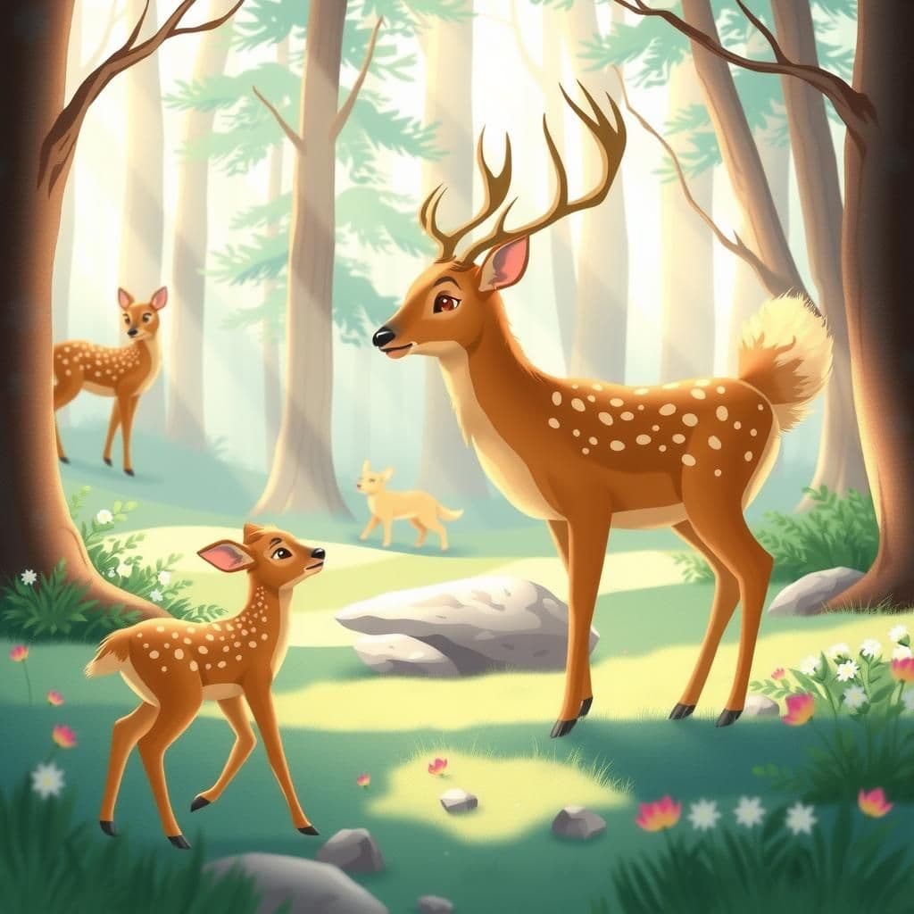 The Fawn and the Buck