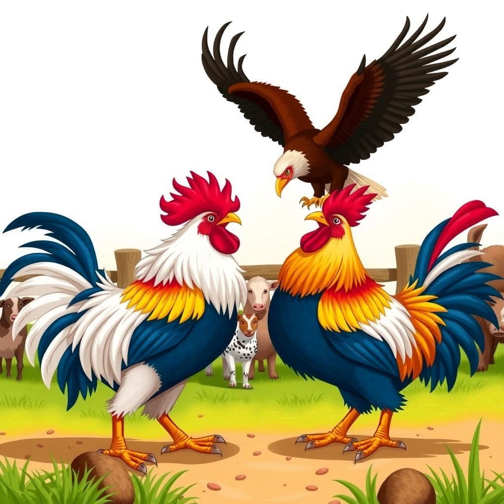 The Fighting Cocks and the Eagle