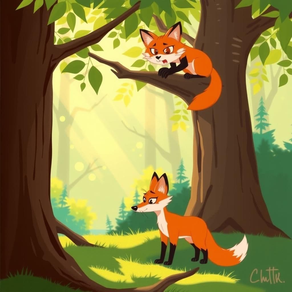 The Fox and the Cat