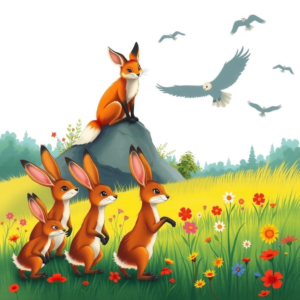 The Hares and the Foxes