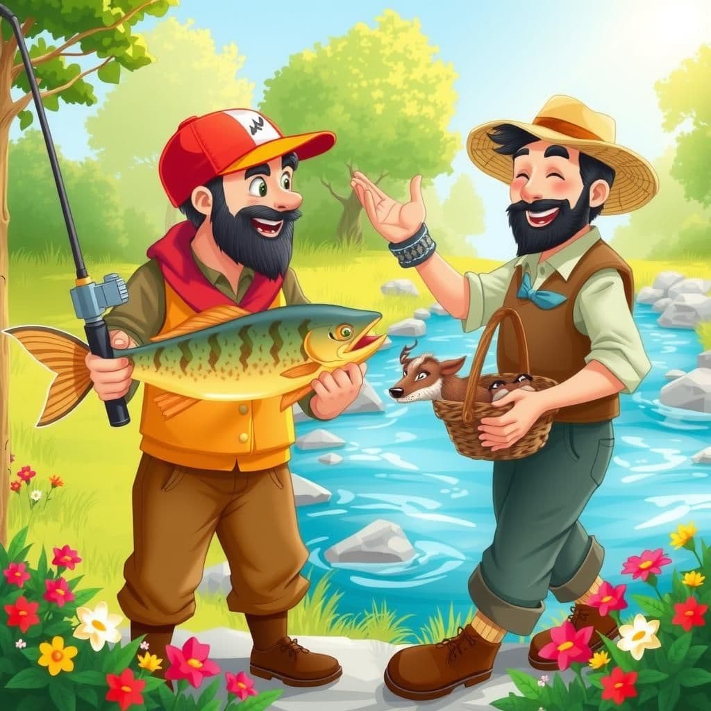 The Huntsman and the Fisherman