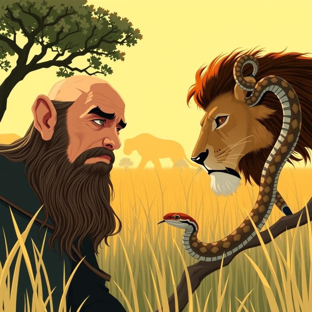 The Lion and the Rattlesnake