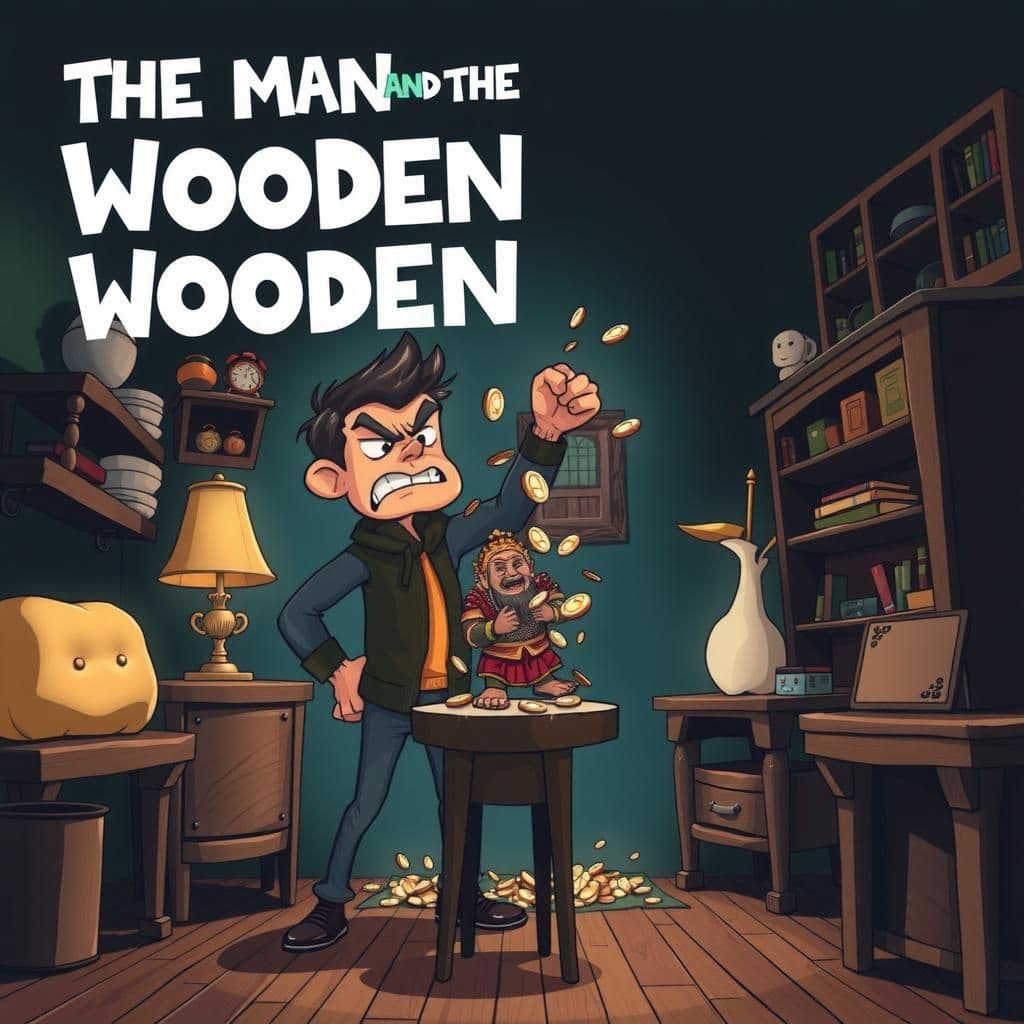 The Man and the Wooden God