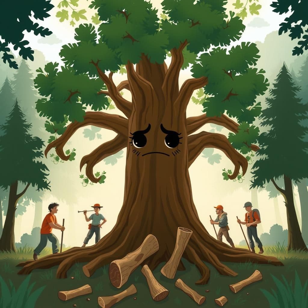 The Oak and the Woodcutters