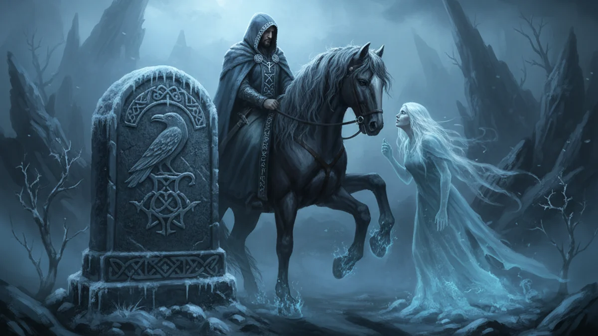 Illustration for Baldur's Dreams - a aesir gods Norse Myths story with moral lessons