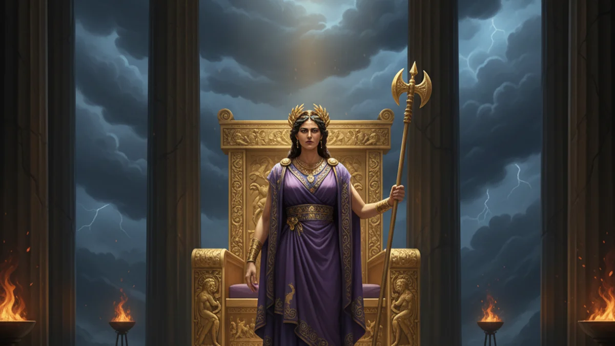 Illustration for Clytemnestra's Revenge - a famous myths Greek Myths story with moral lessons