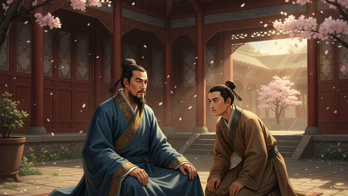 Illustration for Confucius and Filial Piety - a confucian teachings Stories of Famous Philosophers story with moral lessons