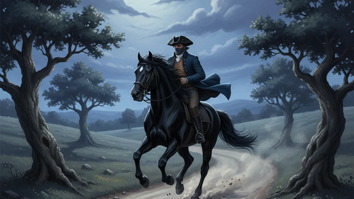 Dick Turpin's Ride - European Outlaws story illustration from Legendary Outlaws