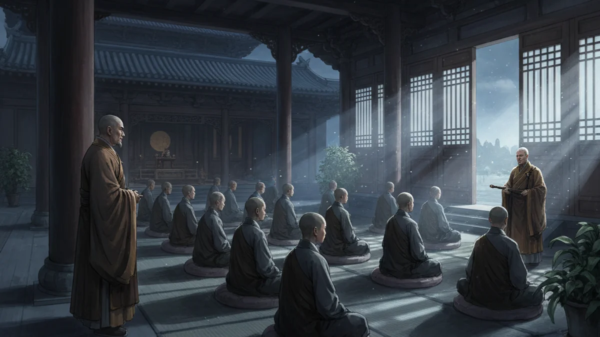 Dogen's Enlightenment - Master Tales story illustration from Zen Stories