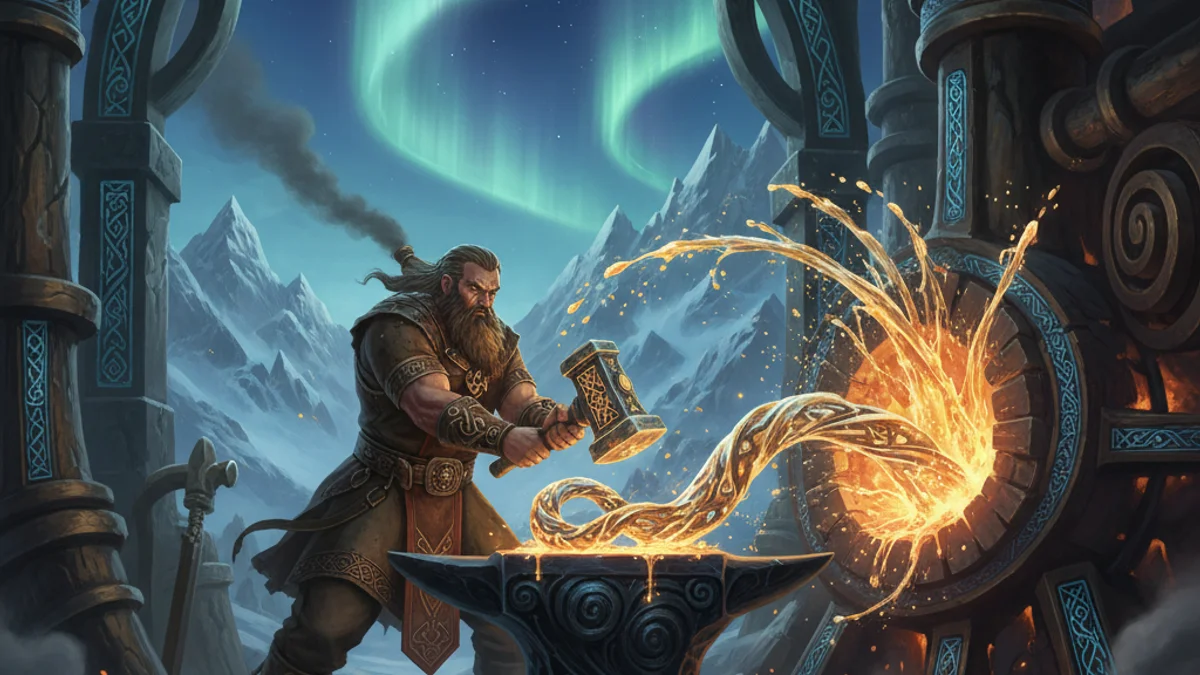 Ilmarinen Forges the Sampo