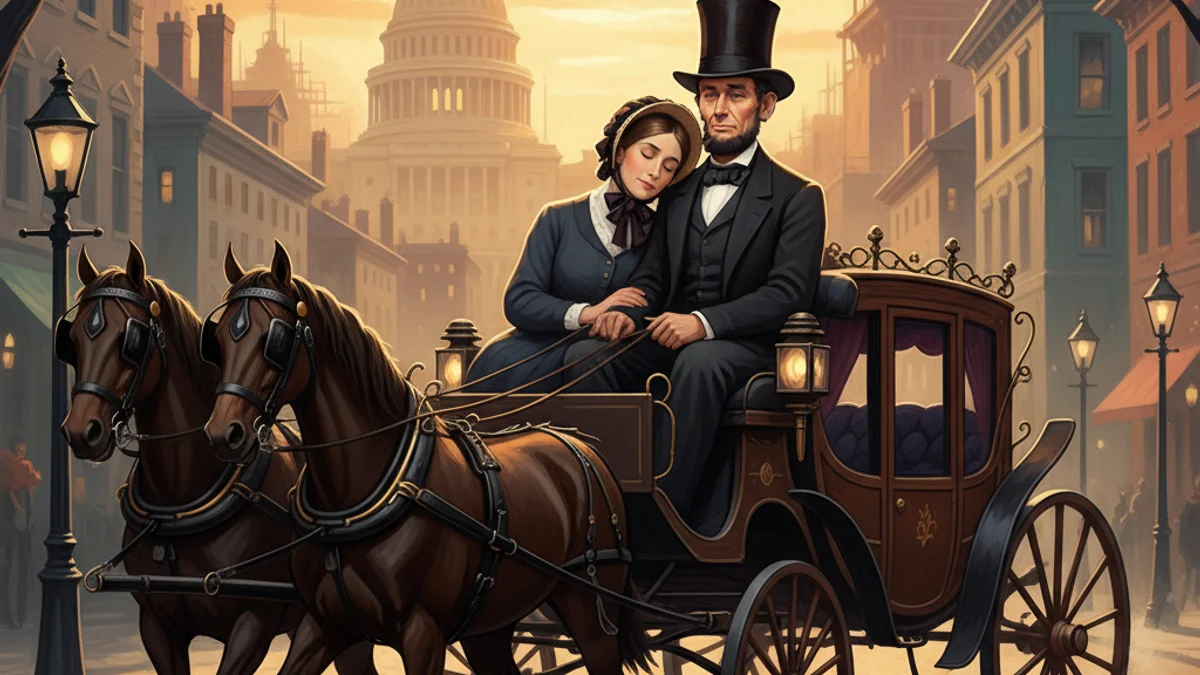 Lincoln's Last Day - Abraham Lincoln Anecdotes story illustration from Tales of Historical Figures