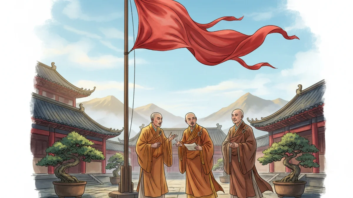 Illustration for Moving Mind - a zen stories Zen Stories story with moral lessons