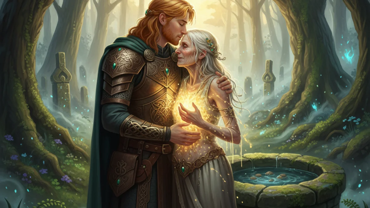 Niall of the Nine Hostages - Historical Cycle story illustration from Irish Legendary Cycles