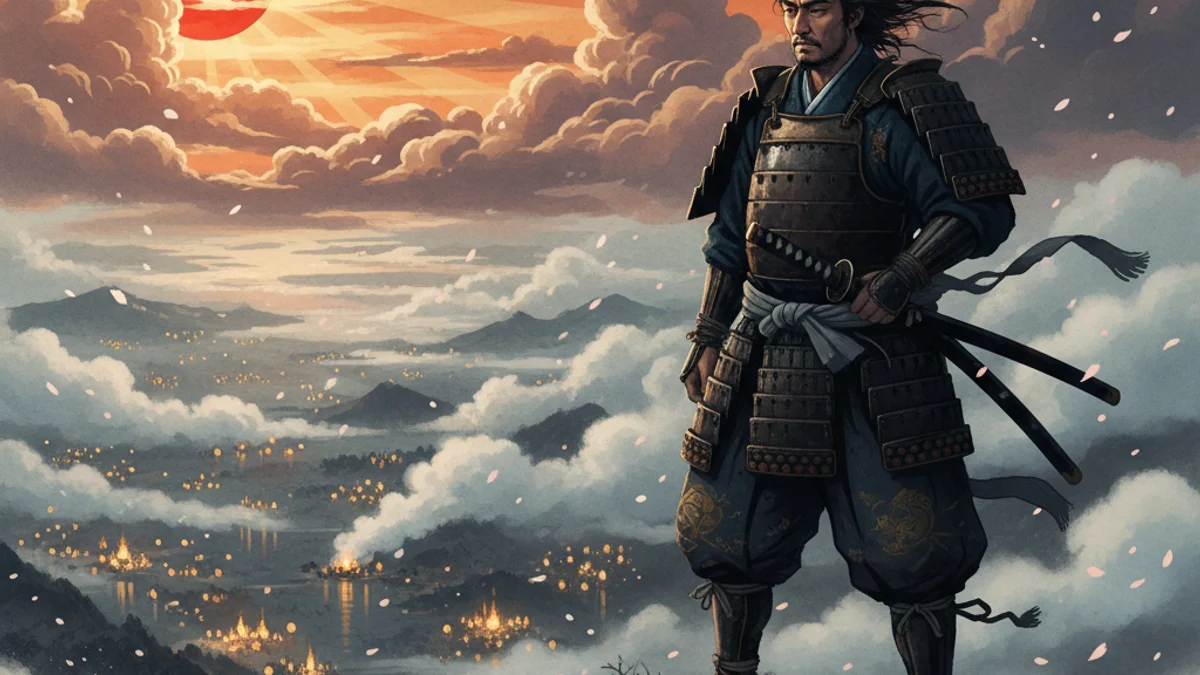 Illustration for Saigo Takamori the Last Samurai - a samurai heroism Japanese Samurai Legends story with moral lessons