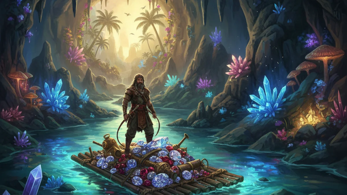 Sinbad's Sixth Voyage - Sinbad the Sailor story illustration from Arabian Nights