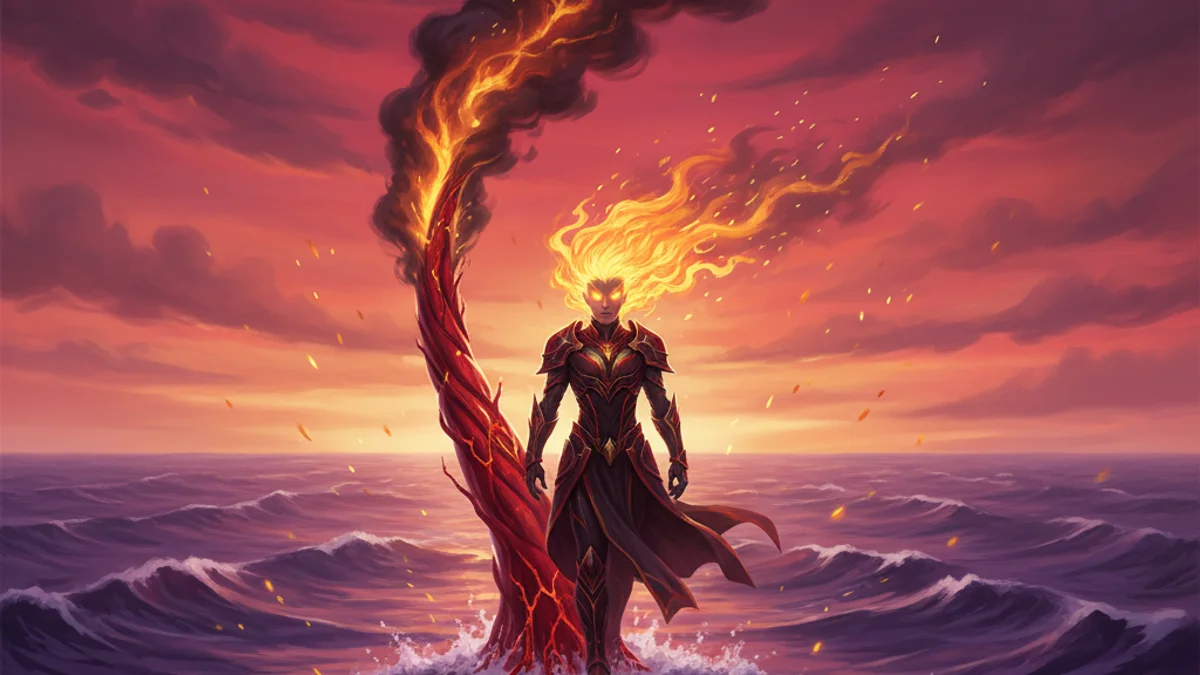 The Birth of Vahagn - Creation Myths story illustration from Armenian Mythology