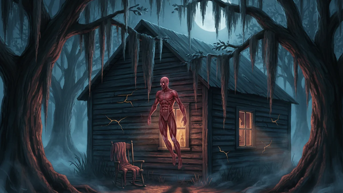 The Boo Hag - Sea Island Tales story illustration from Gullah Geechee