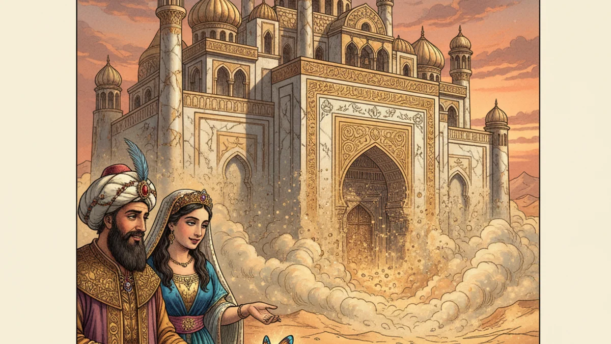 The Butterfly That Stamped - Other Tales story illustration from Kipling's Just So Stories