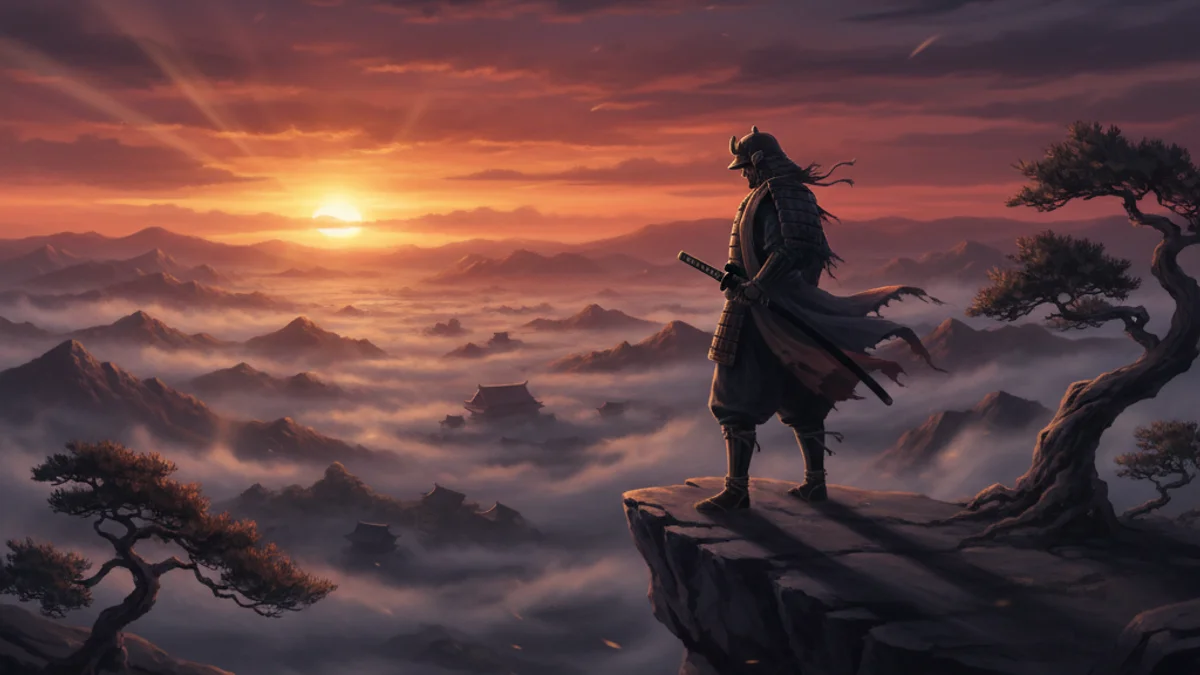 The Code of Bushido - Tales of Bushido story illustration from Japanese Samurai Legends