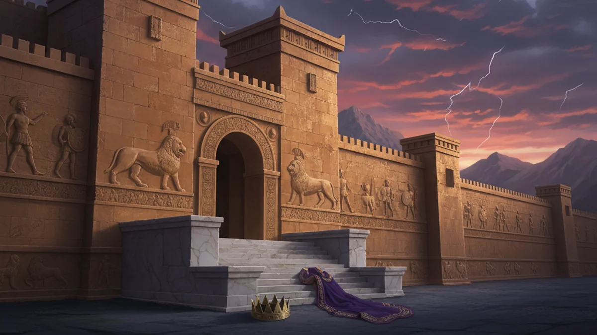 Illustration for The Death of Agamemnon - a famous myths Greek Myths story with moral lessons