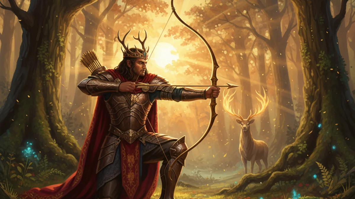 Illustration for The King's Painting - a teaching stories World Wisdom Tales story with moral lessons