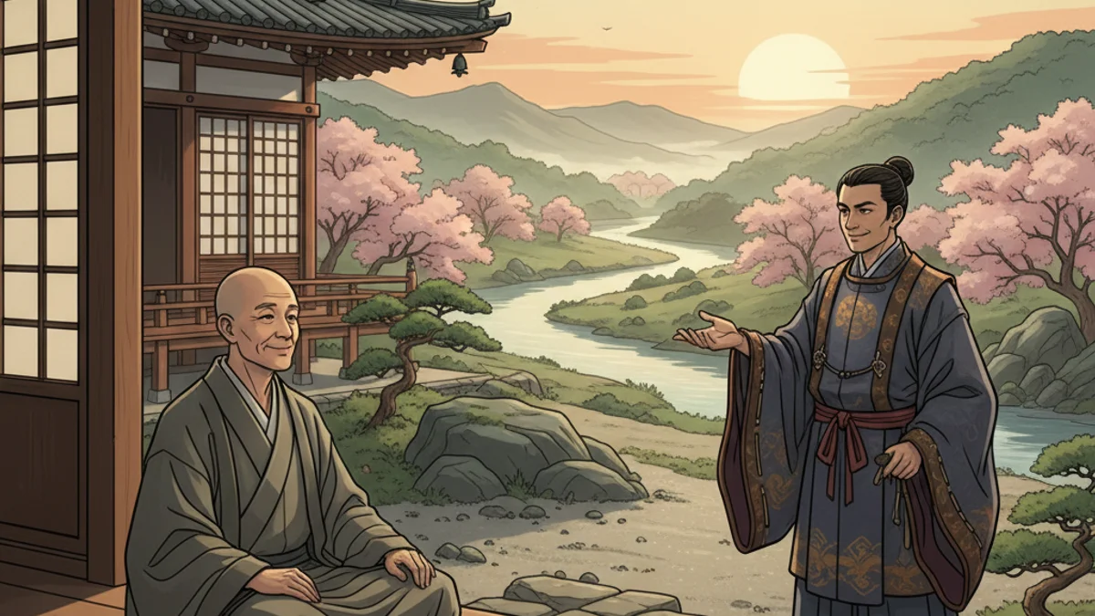 Illustration for The Real Miracle - a zen stories Zen Stories story with moral lessons