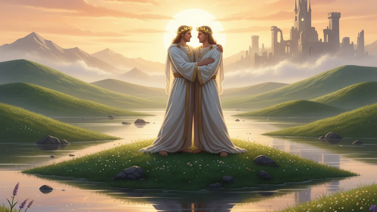 Illustration for The Return of Baldur - a ragnarok stories Norse Myths story with moral lessons