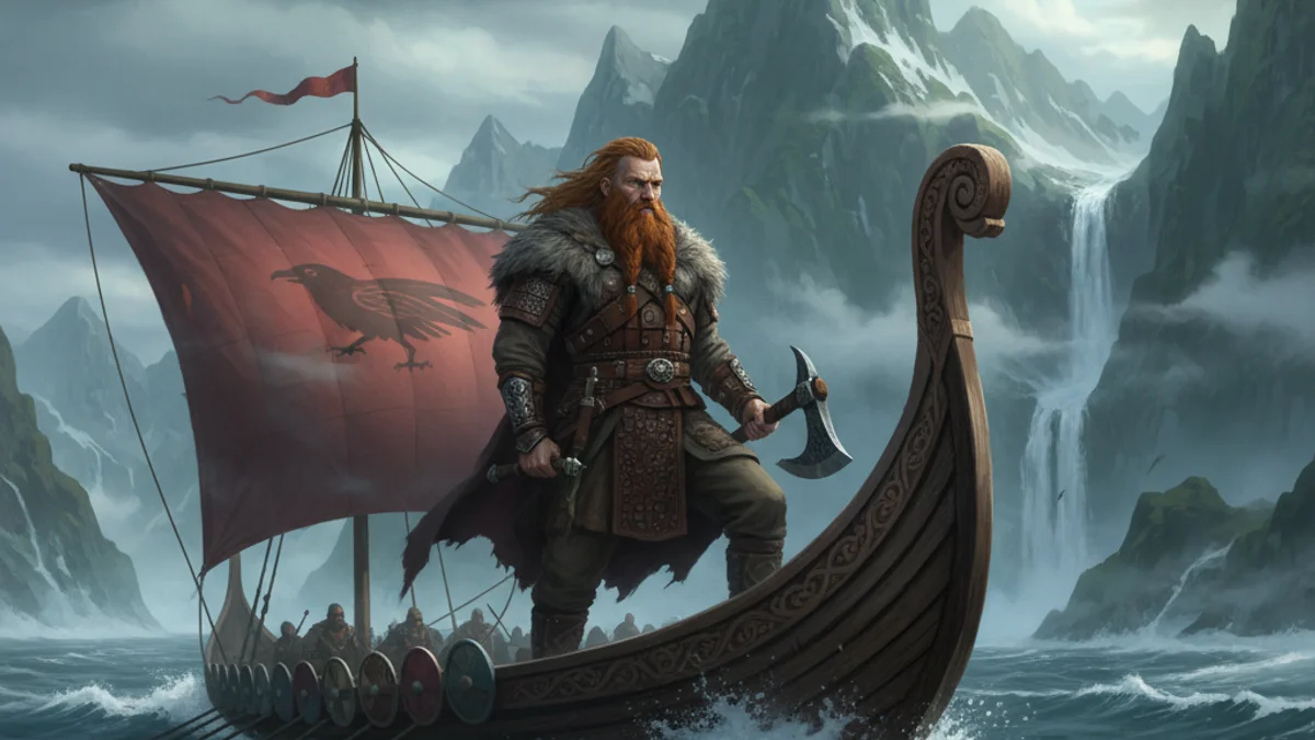 The Saga of Erik the Red - Additional Sagas story illustration from Norse Sagas