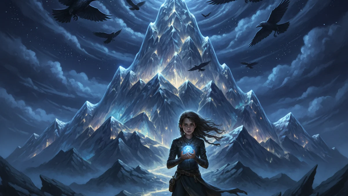 The Seven Ravens - Brothers Grimm Stories story illustration from European Folklore