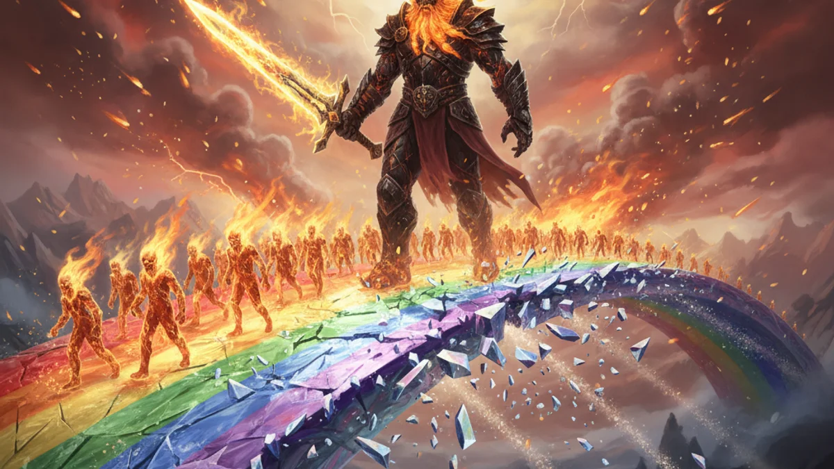 The Sons of Muspell - Ragnarok Stories story illustration from Norse Myths