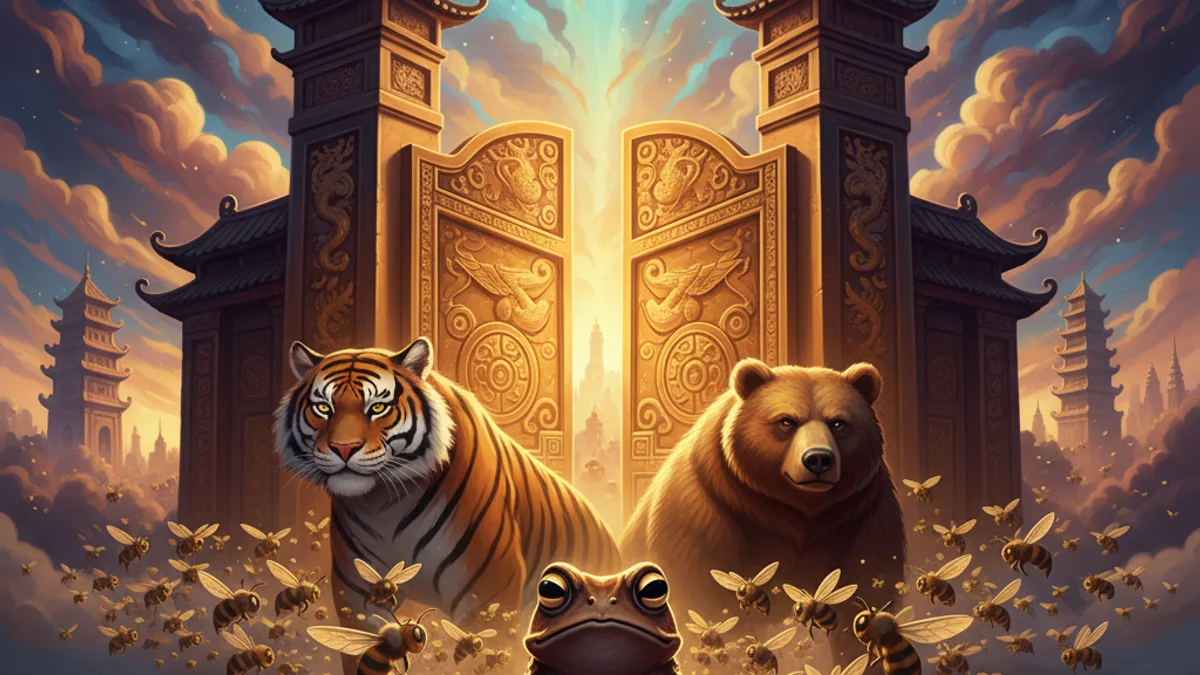 The Toad is Heaven's Uncle - Classic Tales story illustration from Vietnamese Folklore