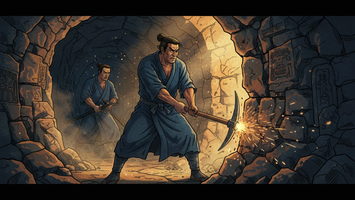 The Tunnel - Zen Stories story illustration from Zen Stories