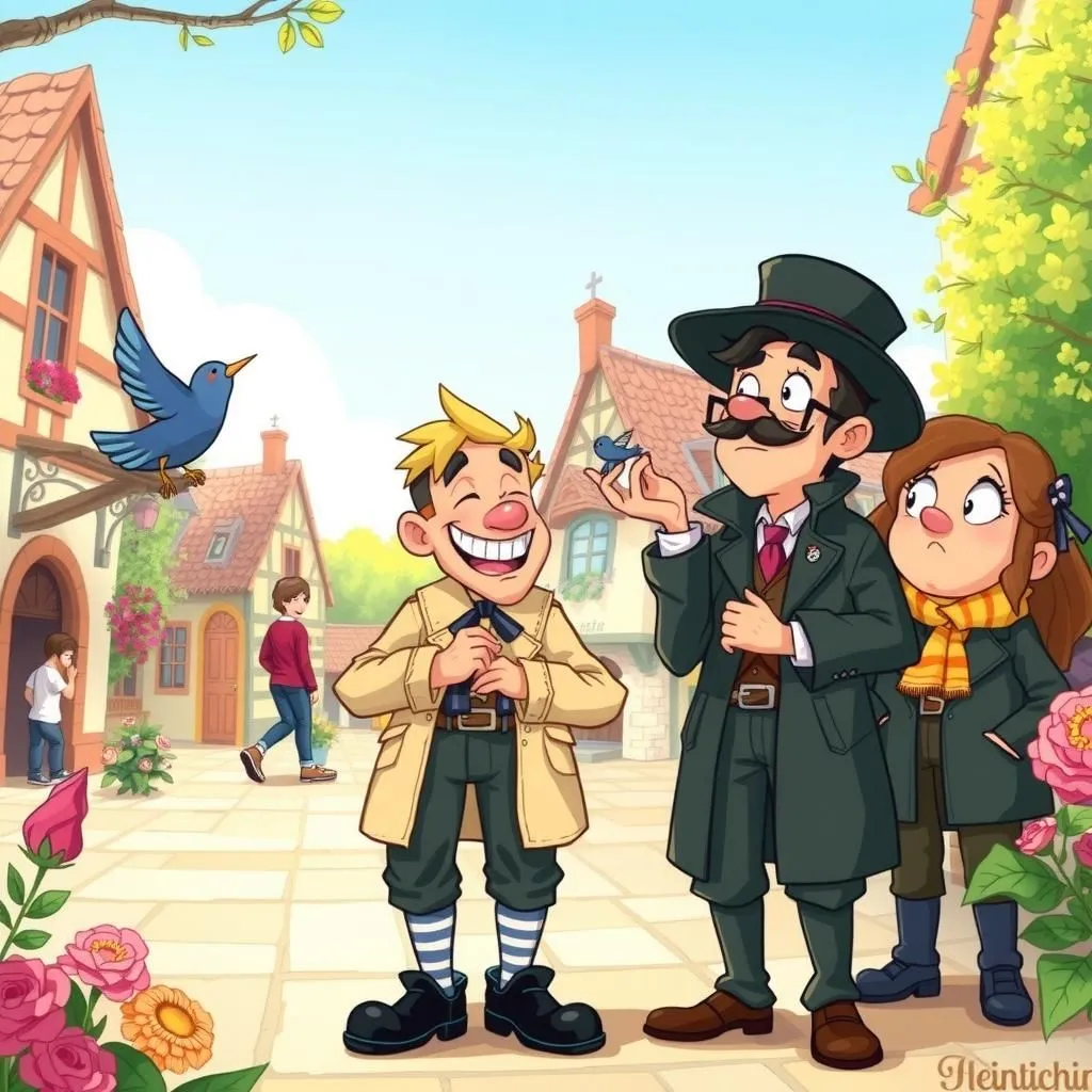 ఒక సమయోచిత జోక్ - Aesop's Fable illustration about మూర్ఖత్వం, ఆశావాదం, పరిణామాలు.