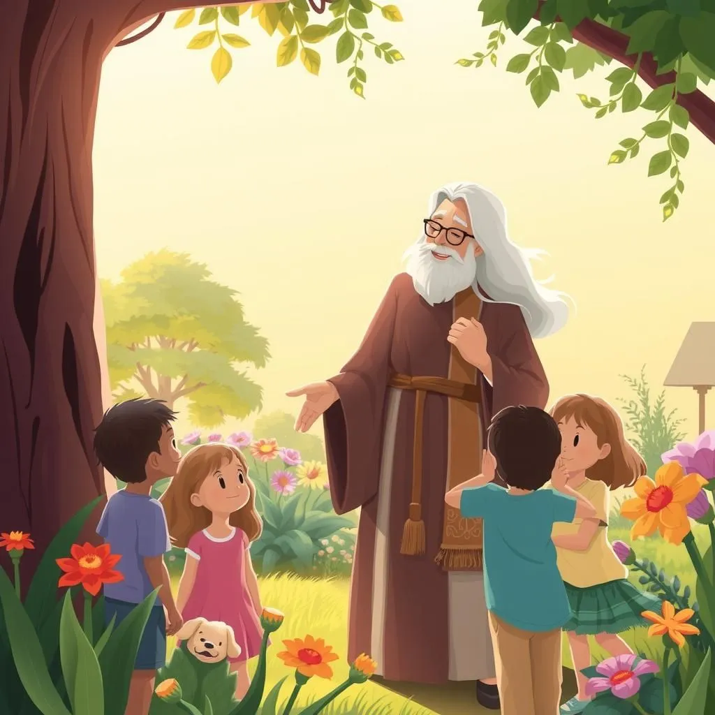 Un AErofobo - Aesop's Fable illustration featuring Divino and Interrogatore