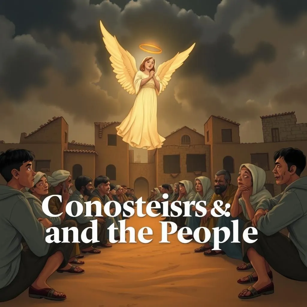 Kongreso at ang Mamamayan. - Aesop's Fable illustration featuring Kongreso and ang mga Tao