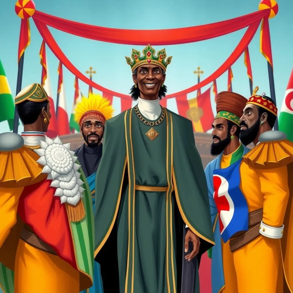 Il Bumbo di Jiam - Aesop's Fable illustration featuring Pahdour di Patagascar and Gookul di Madagonia