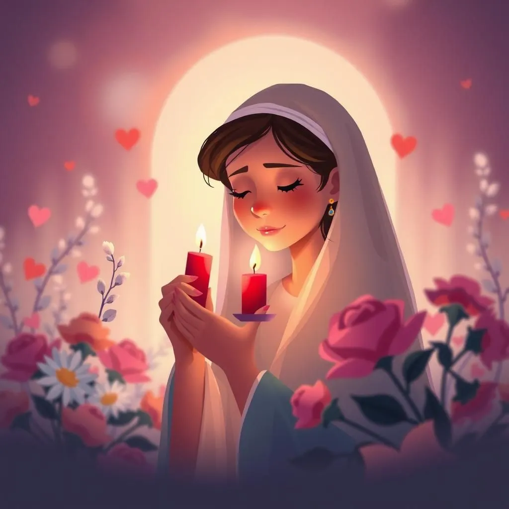 Ang Pulang Kandila. - Aesop's Fable illustration featuring Lalaki and Babae