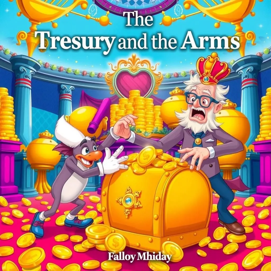 Ang Treasury at ang Arms - Aesop's Fable illustration about kapangyarihan, pananagutan, pamamahala