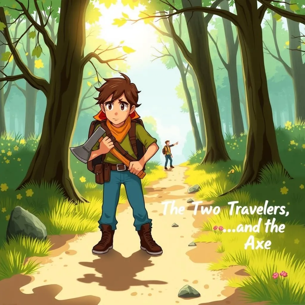 రెండు ప్రయాణికులు మరియు గొడ్డలి