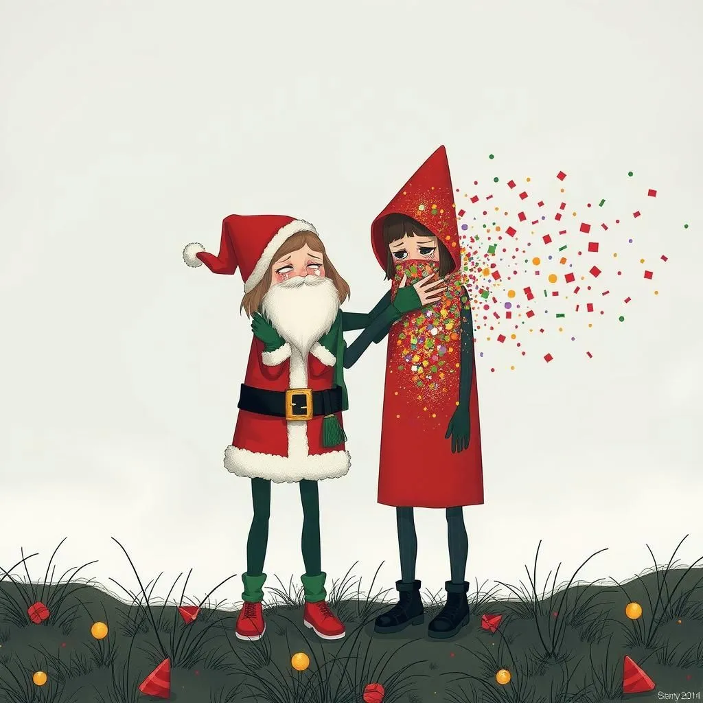 Due dei Dannati. - Aesop's Fable illustration about Isolamento, Redenzione, Il passare del tempo