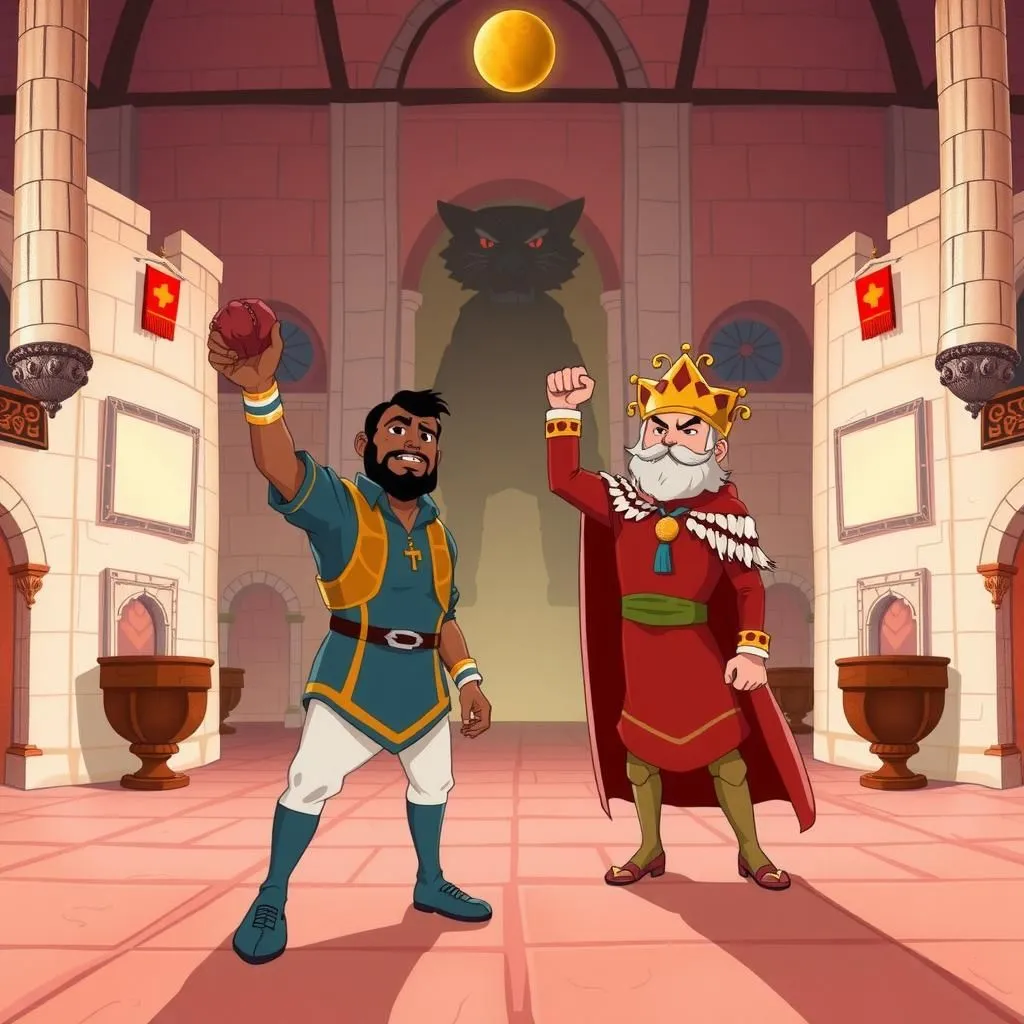లెక్కలేని ఉత్సాహం - Aesop's Fable illustration featuring రాజు and జోడ్రౌల్రా